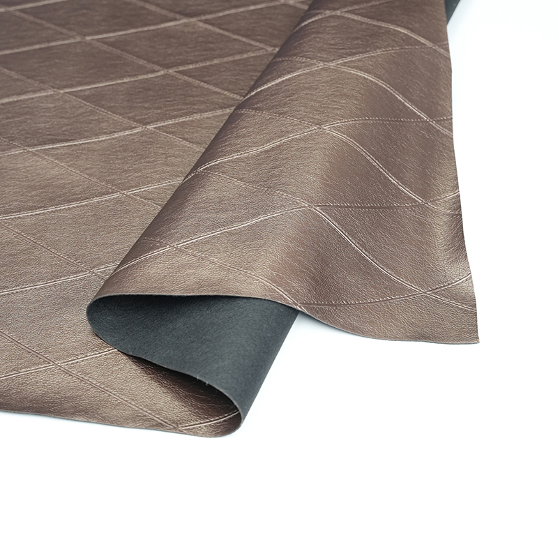 Glänzendes goldenes Diamant -PVC -Leder zur Dekoration