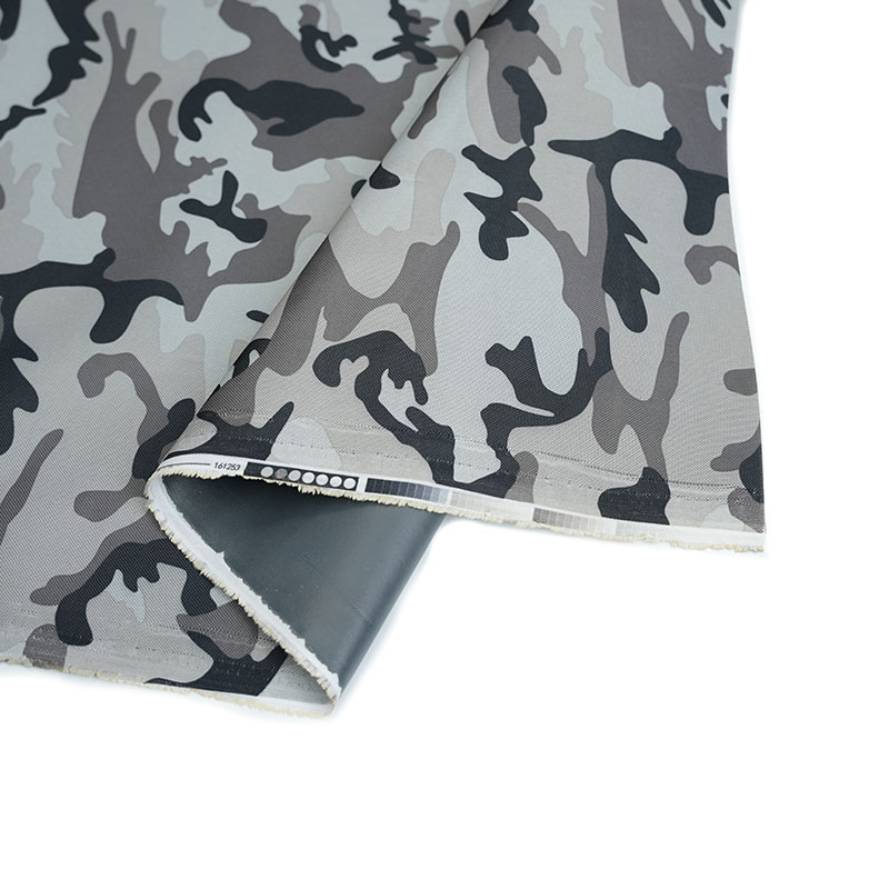 Camouflage Oxford Stoff mit PVC -Beschichtung